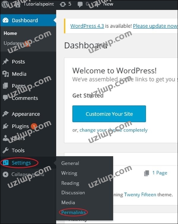 Wordpress Permalink Settings