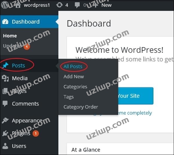 WordPress delete posts